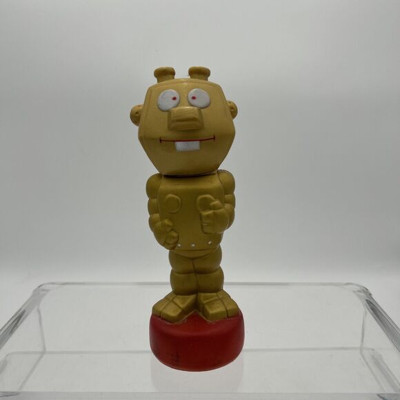 Astrosniks Robo Robot Gold astrosnik Bubble Bath Soakie Soaky figure smurf space - Picture 2 of 15